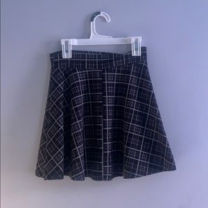 Fulltilt flared plaid skirt.